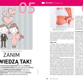 Narzeczeni w gabinecie medycyny estetycznej Narzeczeni w gabinecie medycyny estetycznej