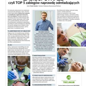 TOP 5 zabiegów NAPRAWDĘ ODMŁADZAJĄCYCH TOP 5 zabiegów NAPRAWDĘ ODMŁADZAJĄCYCH
