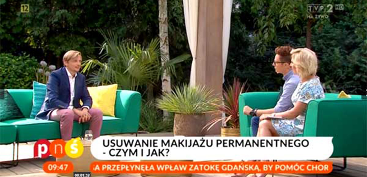 Usuwanie makijażu permanentnego w Pytaniu na Śniadanie